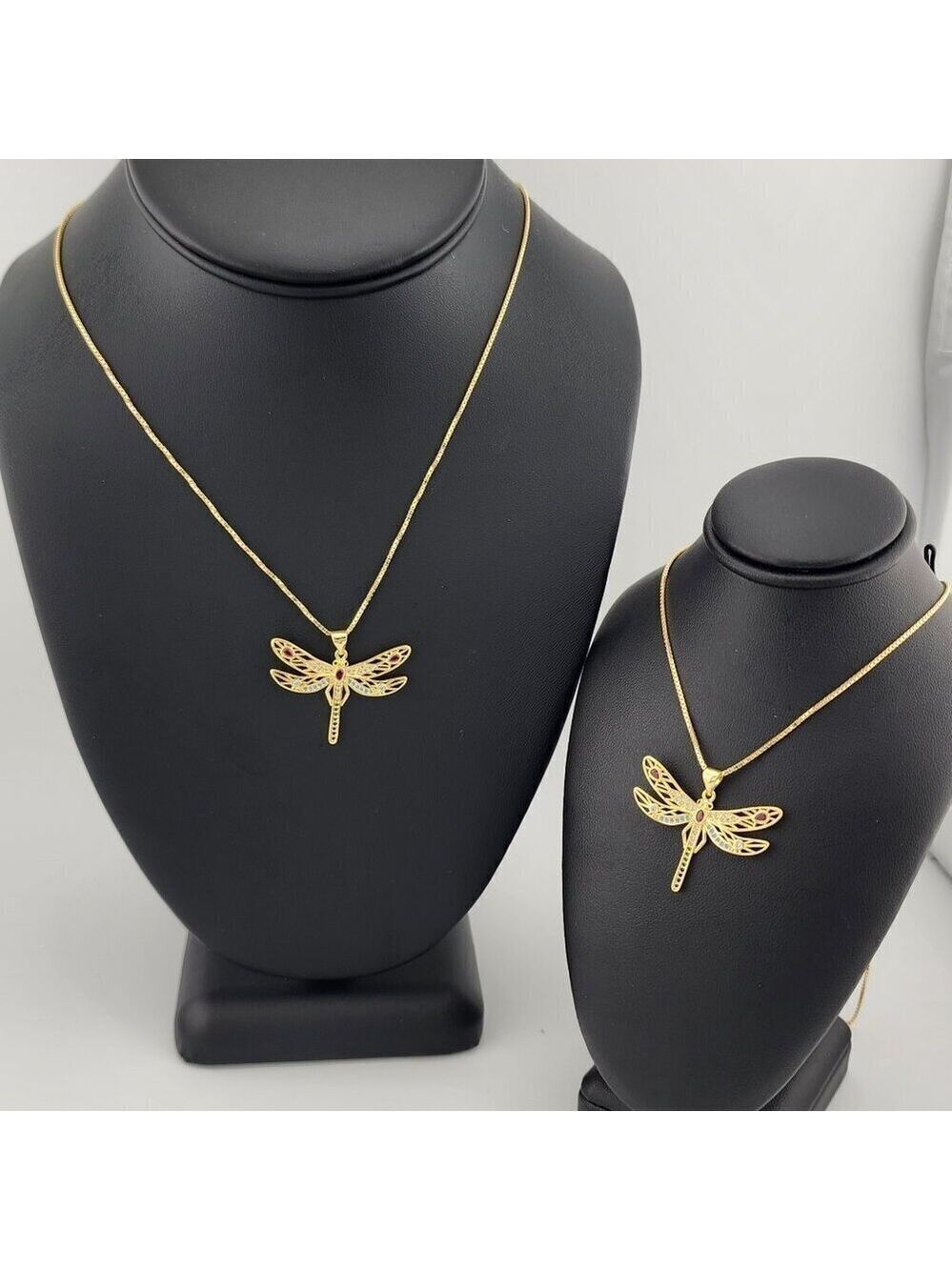 Last One Brand New Multi Colored DragonFly Necklace - Picture 4 of 12